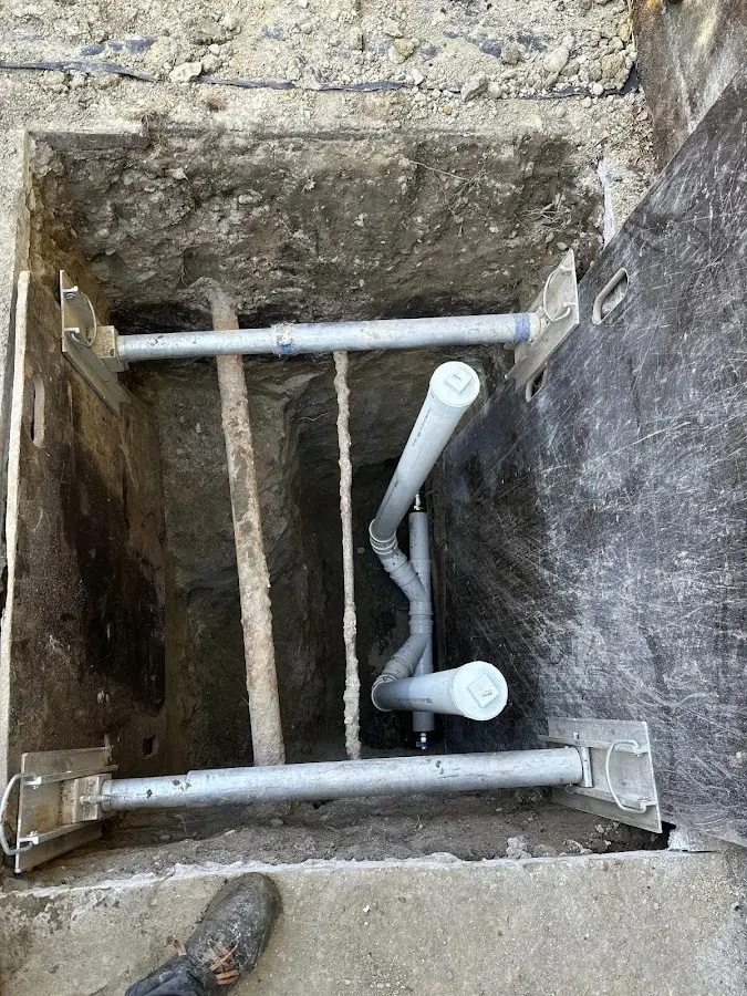 Experienced plumber completing Gas Line Repair work in Fleetwood
